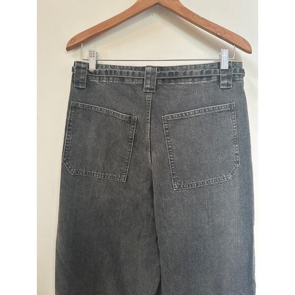 Zara Black Straight Leg Jeans High-Rise - Picture 4 of 5